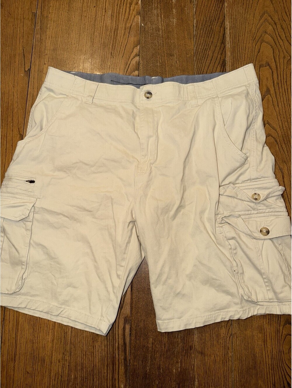 Iron Co. Stretch Cargo Shorts Cotton Dune Color size 40